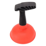 Mini Plunger Powerful Slip Proof Handle Efficient Small Drain Plunger for Toilet Bathtub Sink Type 1 - Rear View