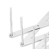 Dish Drying Rack Telescopic Stainless Steel Slip Resistant Adjustable Dish Drainer Organizer for Kitchen 1PCS - 45-Degree Angle