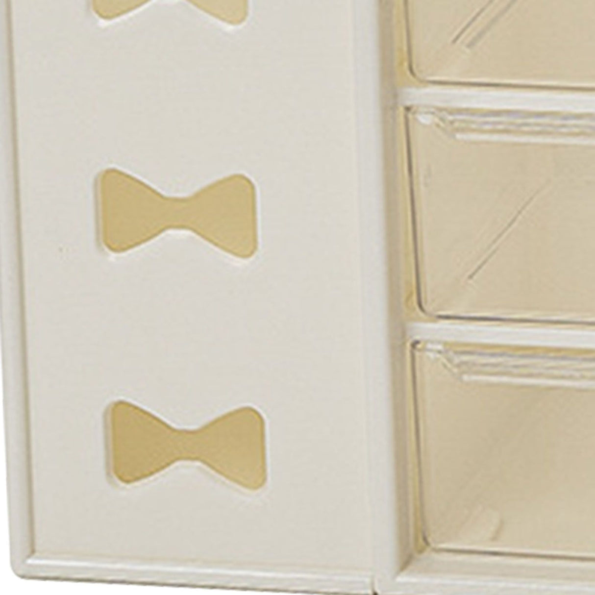 Pen Desk Shelf Dustproof 6 Drawers Pen Organization Storage Shelf for Students Office People White