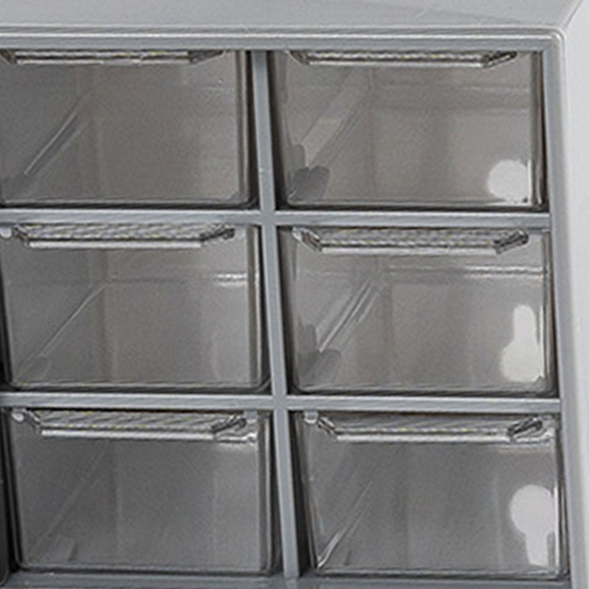 Pen Desk Shelf Dustproof 6 Drawers Pen Organization Storage Shelf for Students Office People Grey