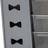 Pen Desk Shelf Dustproof 6 Drawers Pen Organization Storage Shelf for Students Office People Grey