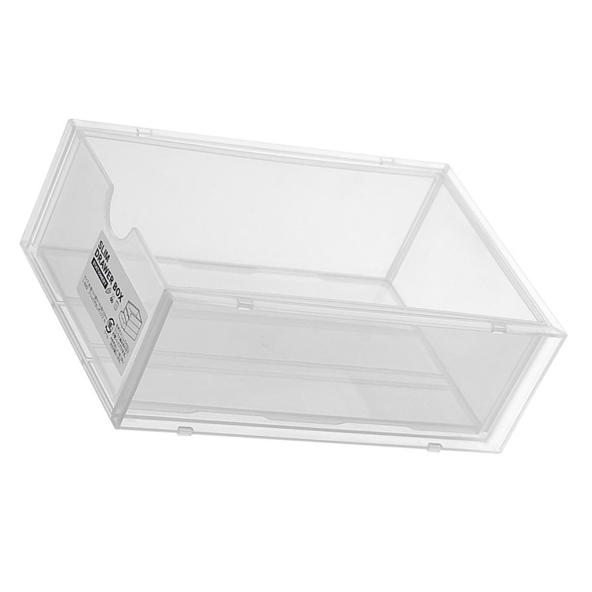 Desktop Storage Box Plastic Desk Makeup Organizer Stationery Supplies Storage Box with Drawer Transparent