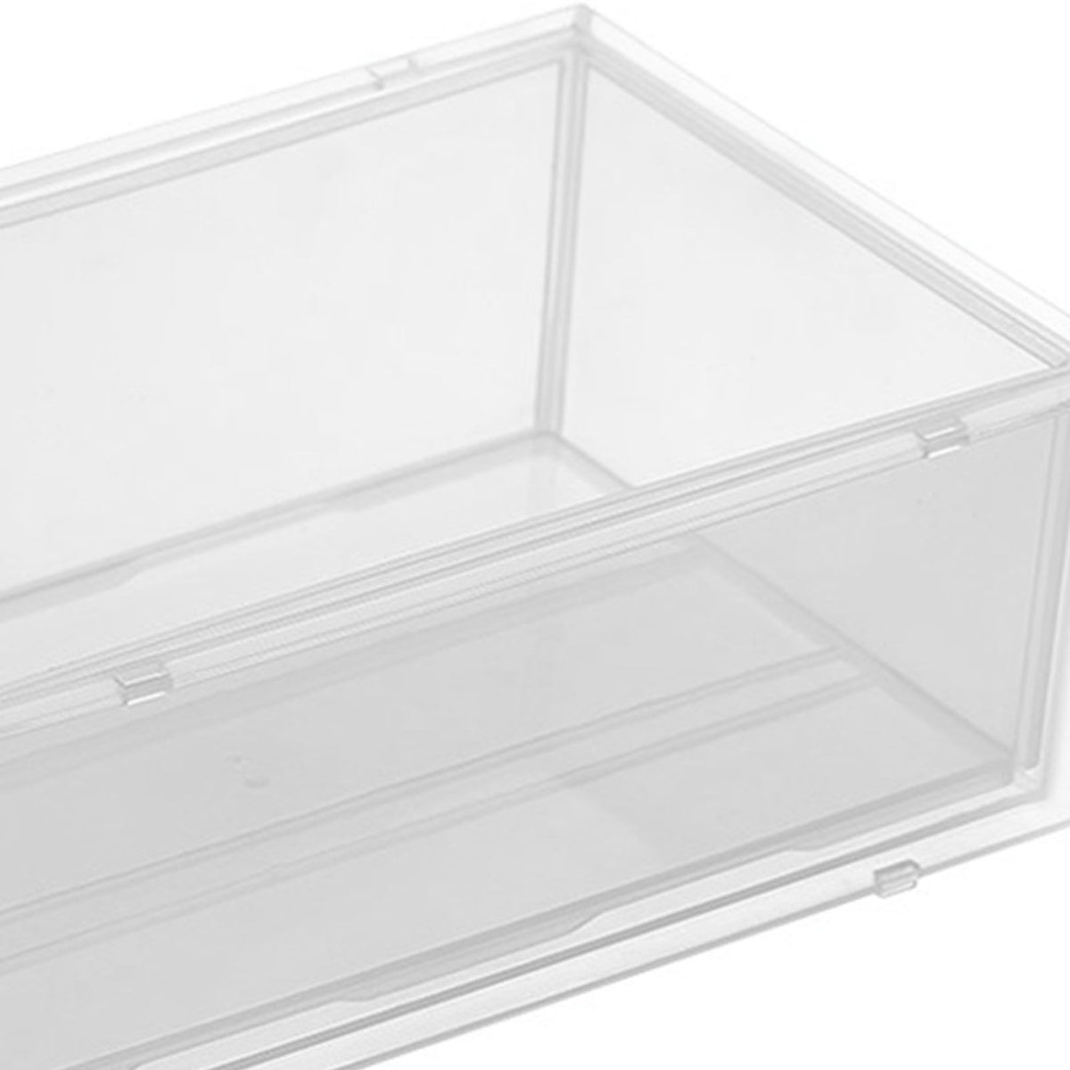 Desktop Storage Box Plastic Desk Makeup Organizer Stationery Supplies Storage Box with Drawer Transparent