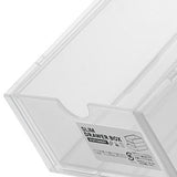 Desktop Storage Box Plastic Desk Makeup Organizer Stationery Supplies Storage Box with Drawer Transparent