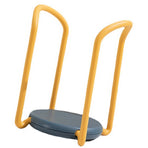 Bowl Organizer Multiple Functional Retractable Dish Drying Rack for Kitchen Counter Yellow and Blue