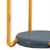 Bowl Organizer Multiple Functional Retractable Dish Drying Rack for Kitchen Counter Yellow and Blue - Extra Image