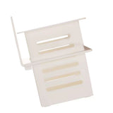 Bathroom Kitchen Draining Shelf Plastic Adhesive Waterproof Small Wall Chopsticks Basket Organizer White