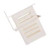 Bathroom Kitchen Draining Shelf Plastic Adhesive Waterproof Small Wall Chopsticks Basket Organizer White