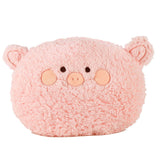 Hand Warm Plush Stuffed Pillow Cute Animal Decorative Soft Warm Hand Cushion for Home Bedroom Office Pink 11in