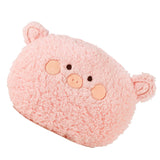 Hand Warm Plush Stuffed Pillow Cute Animal Decorative Soft Warm Hand Cushion for Home Bedroom Office Pink 11in