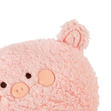 Hand Warm Plush Stuffed Pillow Cute Animal Decorative Soft Warm Hand Cushion for Home Bedroom Office Pink 11in