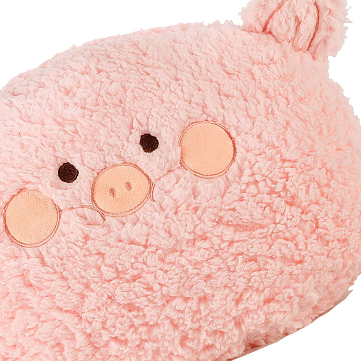 Hand Warm Plush Stuffed Pillow Cute Animal Decorative Soft Warm Hand Cushion for Home Bedroom Office Pink 11in
