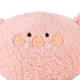 Hand Warm Plush Stuffed Pillow Cute Animal Decorative Soft Warm Hand Cushion for Home Bedroom Office Pink 11in - Extra Image