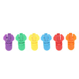 6Pcs Can Opener Cover Manual Can Opener Protector Tool for Camping Picnic Kitchen - 45-Degree Angle