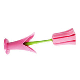 2PCS Sponge Cleaning Brush Long Handle Grip Cup Brush for Coffee Mugs Winebottle Baby Bottles Pink