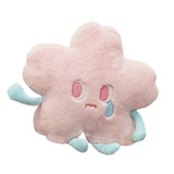 Flower Shape Plush Toy Crying Lively Stylish Stuffed Flower Toy for Living Room Balcony Office Pink 40 X 40cm - Top-Down View