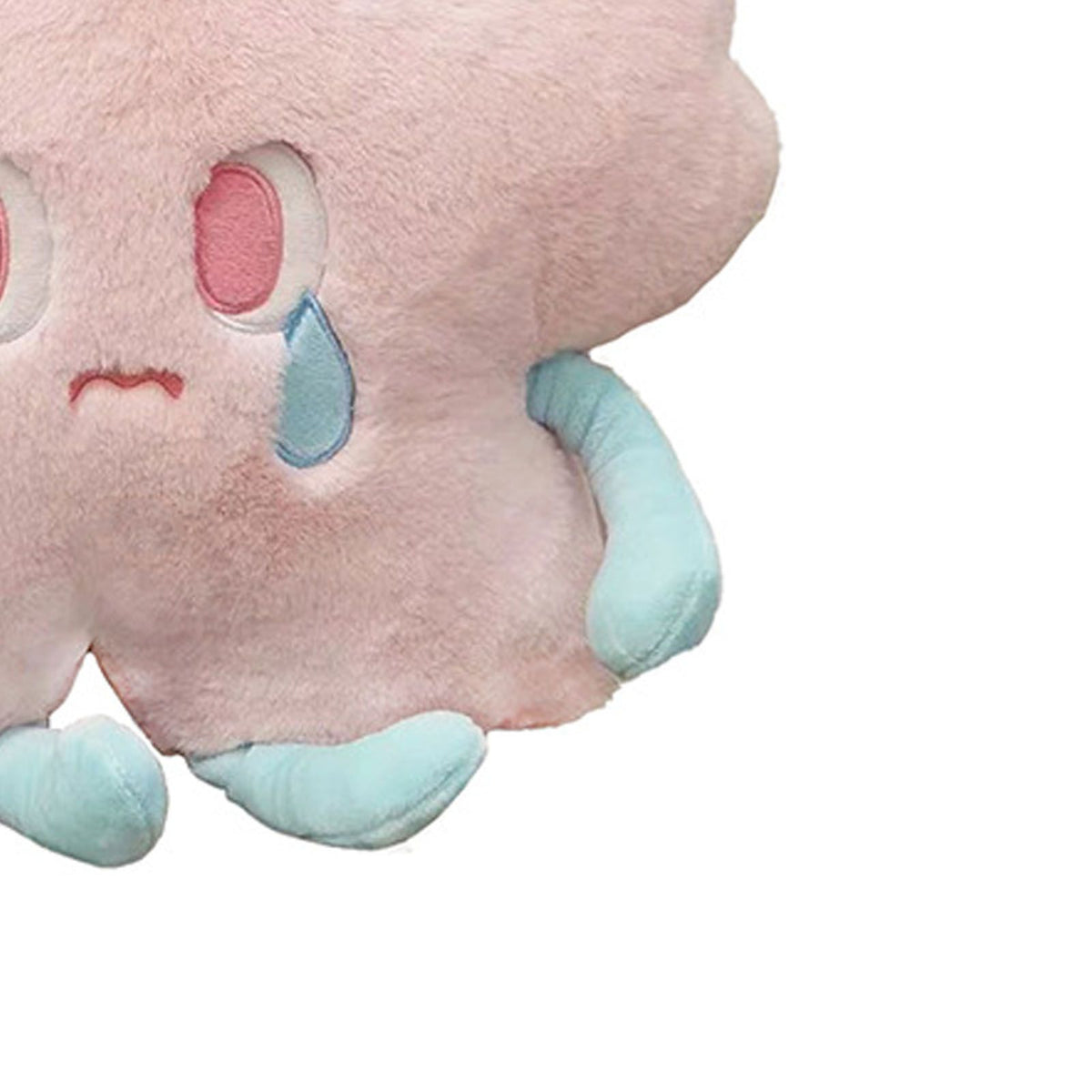 Flower Shape Plush Toy Crying Lively Stylish Stuffed Flower Toy for Living Room Balcony Office Pink 40 X 40cm
