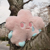 Flower Shape Plush Toy Crying Lively Stylish Stuffed Flower Toy for Living Room Balcony Office Pink 40 X 40cm - Extra Image
