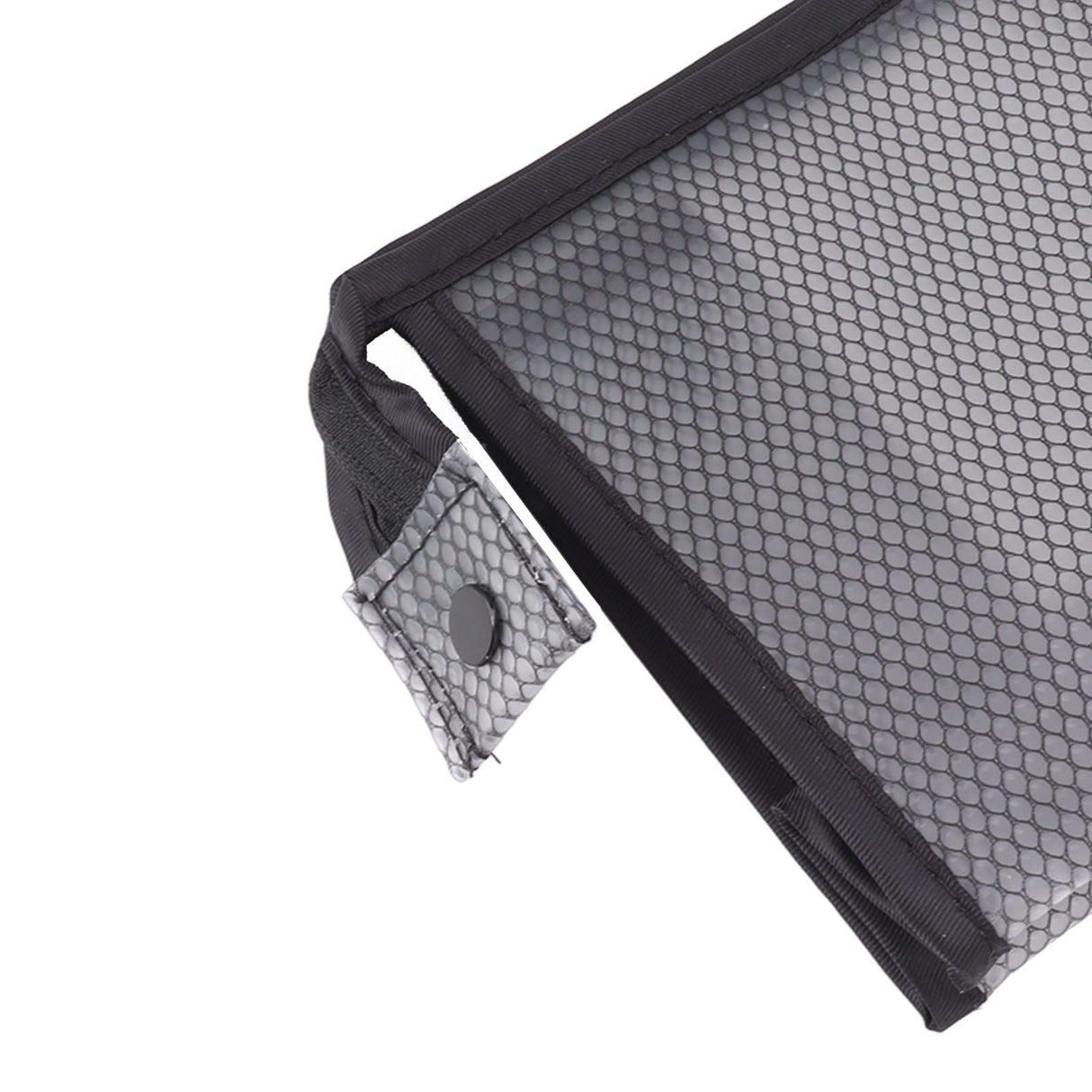 3Pcs Mesh Makeup Bag Waterproof EVA Triangular Design Semi Transparent Mesh Zipper Pouch for Cosmetic Travel Outdoor