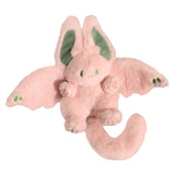 Plush Rabbit Doll Soft Cute PP Cotton Filling Wing Long Tail Design Stuffed Bunny Toy for Children Adults Pink - Extra Image