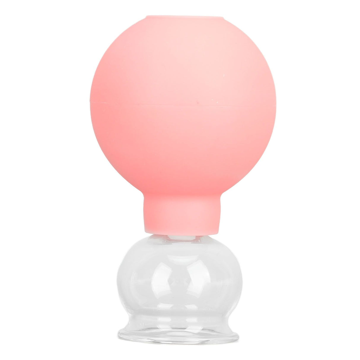Glass Silicone Cupping Cup Vacuum Suction Massage Therapy for Face Skin Beauty Tool Model 2