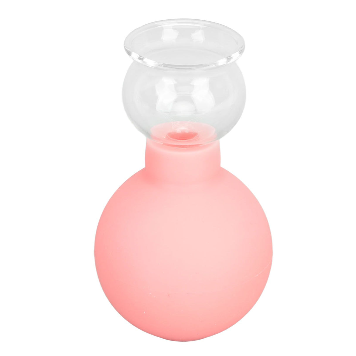 Glass Silicone Cupping Cup Vacuum Suction Massage Therapy for Face Skin Beauty Tool Model 2