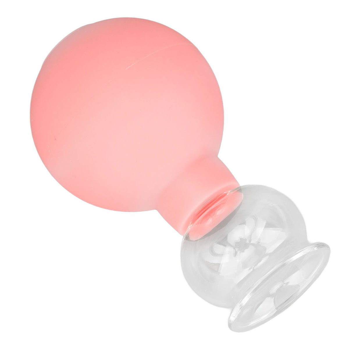 Glass Silicone Cupping Cup Vacuum Suction Massage Therapy for Face Skin Beauty Tool Model 2