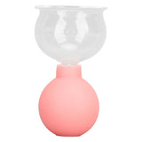 Glass Silicone Cupping Cup Vacuum Suction Massage Therapy for Face Skin Beauty Tool Model 5 - Top-Down View