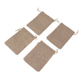 50PCS Burlap Gift Bags with Drawstring Linen Jewelry Pouches Wedding Hessian Jute Bags for Party DIY Craft