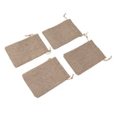 50PCS Burlap Gift Bags with Drawstring Linen Jewelry Pouches Wedding Hessian Jute Bags for Party DIY Craft - Extra Image