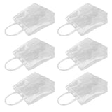 30Pcs Clear PVC Plastic Gift Bags with Handles Reusable Plastic Gift Wrap Tote Bags for Shopping Retail Goodies Business Boutique Wedding Birthday Party 20x20x8cm - Low Angle