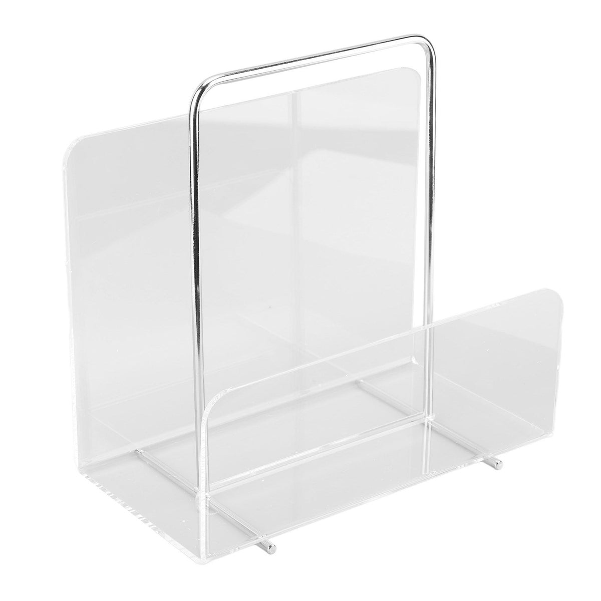 Acrylic Magazine Rack Transparent Acrylic File Book Holder for Office Organization Storage Decoration Reception