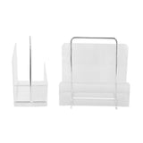 Acrylic Magazine Rack Transparent Acrylic File Book Holder for Office Organization Storage Decoration Reception
