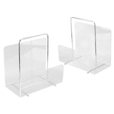 Acrylic Magazine Rack Transparent Acrylic File Book Holder for Office Organization Storage Decoration Reception - Extra Image