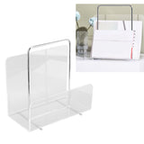 Acrylic Magazine Rack Transparent Acrylic File Book Holder for Office Organization Storage Decoration Reception - Extra Image