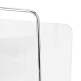 Acrylic Magazine Rack Transparent Acrylic File Book Holder for Office Organization Storage Decoration Reception - Extra Image