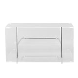 Acrylic Magazine Rack Transparent Acrylic File Book Holder for Office Organization Storage Decoration Reception - Extra Image