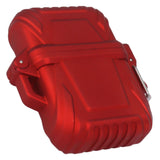 2PCS Torch Lighter Case IP56 Waterproof Safe Portable Torch Lighter Cover for Outdoor Camping Travel Red - Extra Image