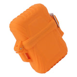 2PCS Torch Lighter Case IP56 Waterproof Safe Portable Torch Lighter Cover for Outdoor Camping Travel Orange