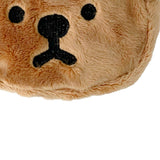 Cartoon Coin Purse Bear Shape Cute Portable Plush Mini Change Purse for Shopping Student Coffee