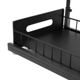 Under Sink Organizers and Storage Sliding Cabinet Basket Organizer 2 Tier Under Bathroom Storage Rack for Bathroom Kitchen Black - Extra Image