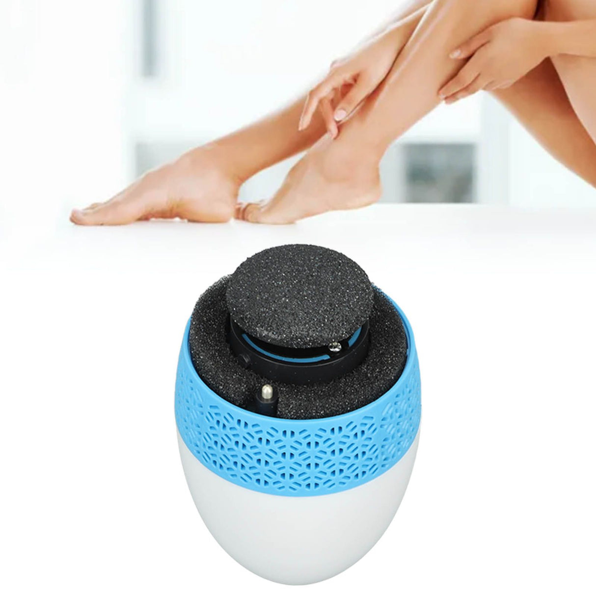Electric Foot Callus Remover Multifunction 2 Speeds Rechargeable Blade Free Electric Foot Grinder with LED Light