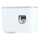 Wall Toothbrush Holder Top Storage Tray Adhesive Wall Mounted Toothbrush Rack with Toothpaste Dispenser for Bathroom - Top-Down View