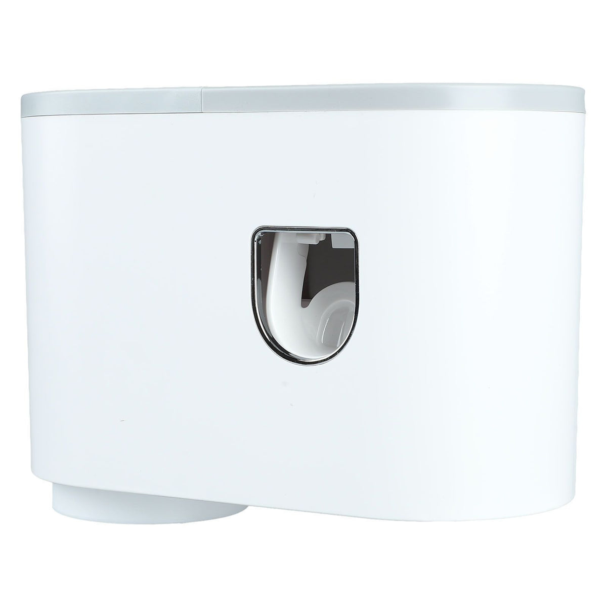 Wall Toothbrush Holder Top Storage Tray Adhesive Wall Mounted Toothbrush Rack with Toothpaste Dispenser for Bathroom