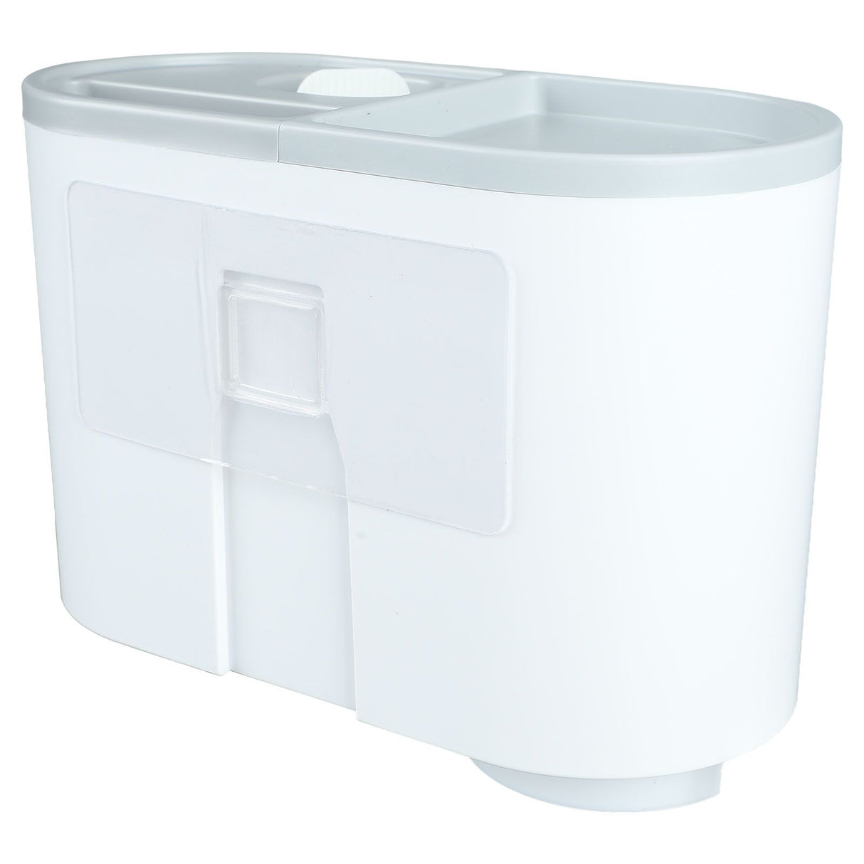 Wall Toothbrush Holder Top Storage Tray Adhesive Wall Mounted Toothbrush Rack with Toothpaste Dispenser for Bathroom