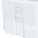 Wall Toothbrush Holder Top Storage Tray Adhesive Wall Mounted Toothbrush Rack with Toothpaste Dispenser for Bathroom