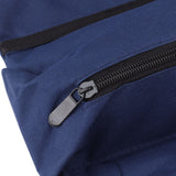 Roll Up Tool Bag 5 Zipper Pockets Portable Oxford Cloth Electricians Tool Bag for Carpenter Plumber Blue - Extra Image