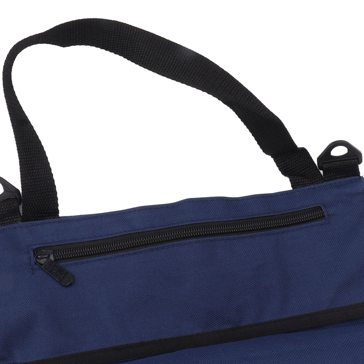 Roll Up Tool Bag 5 Zipper Pockets Portable Oxford Cloth Electricians Tool Bag for Carpenter Plumber Blue