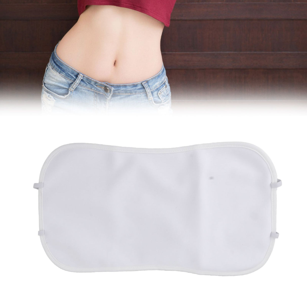 Castor Oil Pack Wrap Polyester Cotton Prevent Oil Leakage Reusable Castor Oil Compress for Men Women Style 2