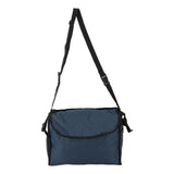 Wheelchair Bag Large Capacity Foldable One Shoulder Storage Hanging Bag for Walkers Rollators Navy Blue